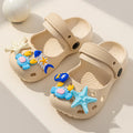 Kids' clogs - summer girls' indoor anti-slip cartoon boys' mid-to-large children's baby slippers beach sandals