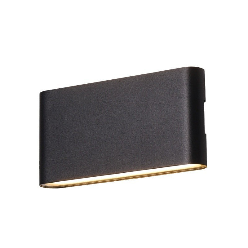 Ultra-thin outdoor waterproof wall light led household exterior wall courtyard aisle corridor light villa courtyard landscape decorative light