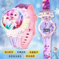 Kids' girls' electronic watch - luminous rotating gyro - cartoon my melody, kuromi, cinnamoroll - girl's toy gift