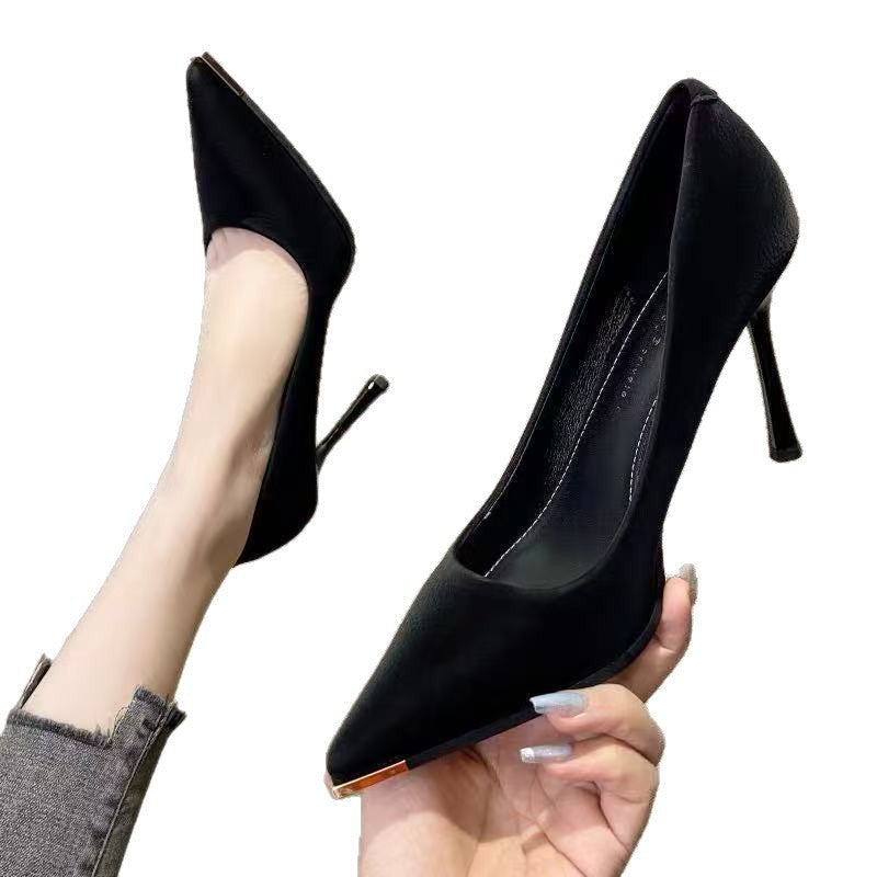2025 soft-soled, low-cut heeled shoes: comfortable, non-slip, trendy, plus-size, and designed for all-day wear
