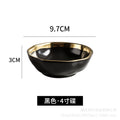 Phnom penh 4inch flavor plate-black