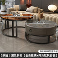 Rock slab coffee table living room solid wood table balcony small apartment for homecasualaccessible luxury round side table retractable combination