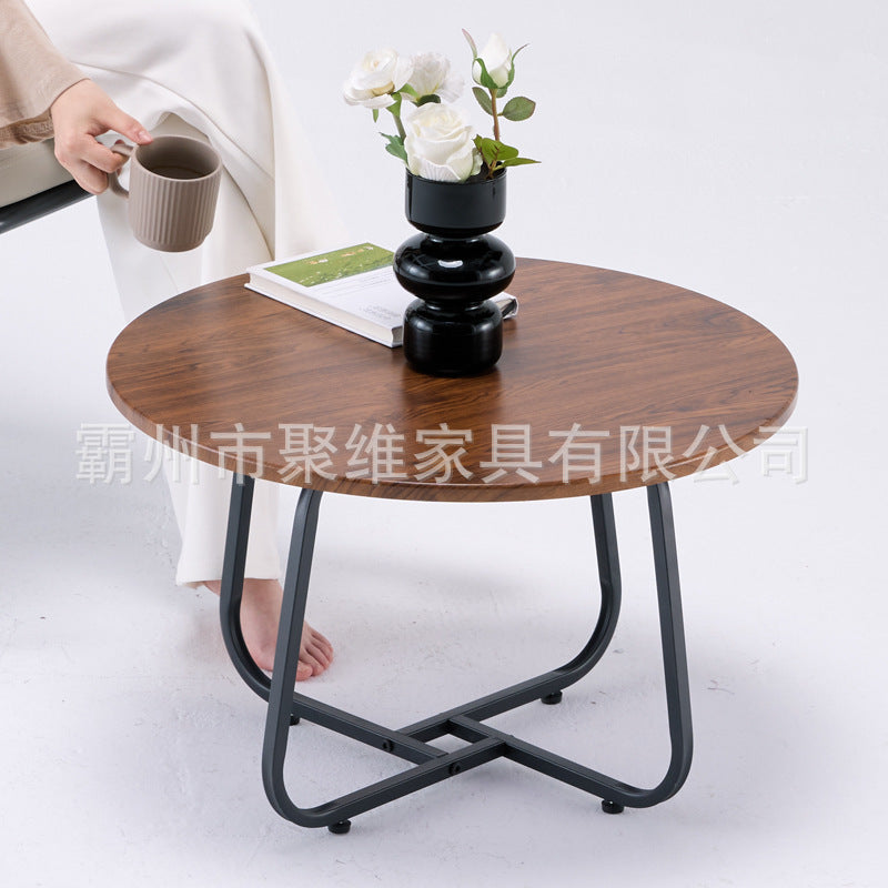 Accessible luxury normcore combination coffee table japanese style creative annual ring small coffee table scandinavian small apartment sofa side table balcony tea table