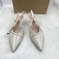 Za high heels for women spring summer 2025 new arrival baotou fashion sandals stiletto belt buckle pointed toe back hollow flats