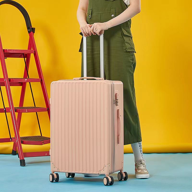 Luggage Internet celebrity female high-value student large-capacity travel male trend 28-inch password universal wheel trolley leather case