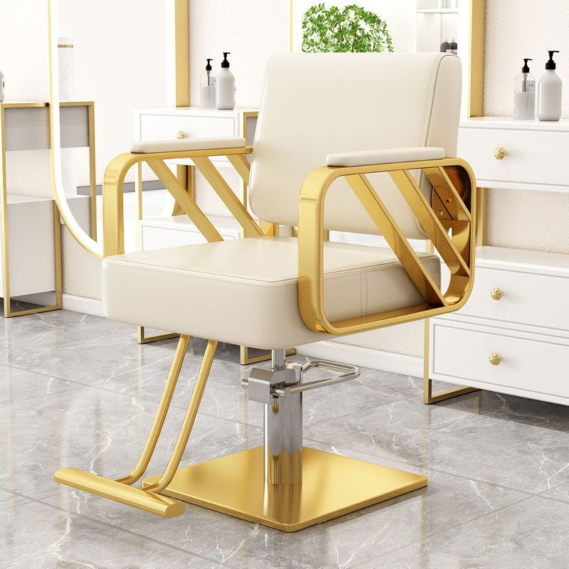 Hairdressing shop special chair hair salon special hair cutting stool classy hairdressing perm and dyeing area adjustable seat hairdressing chair