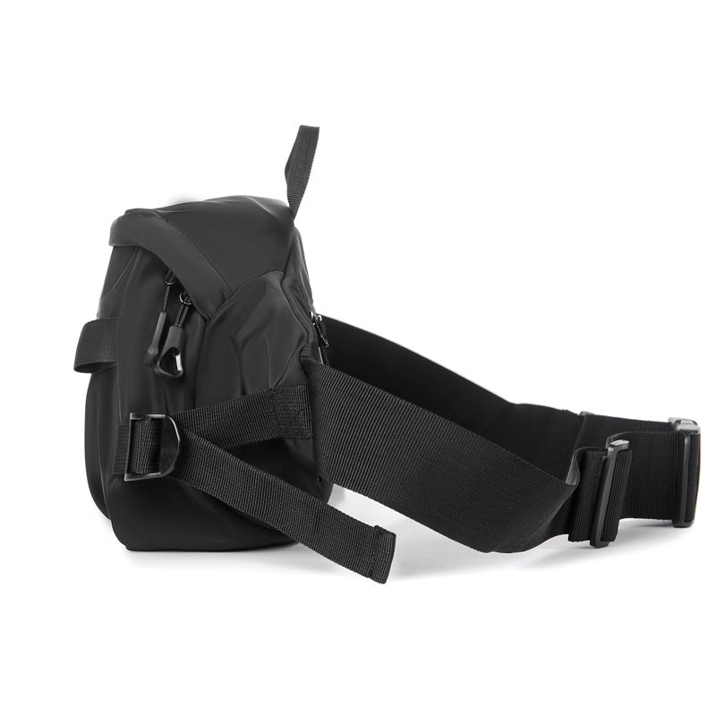 New men's fanny pack Korean version functional breast bag simple fashion shoulder bag sports fanny pack large capacity satchel men's