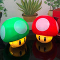 Mario super mario mushroom night light - desktop ambient light, gaming desk ornament, decorative lamp