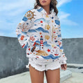hot-selling women's hoodies, new casual loose long-sleeved hooded sweatshirts, dropshipping available