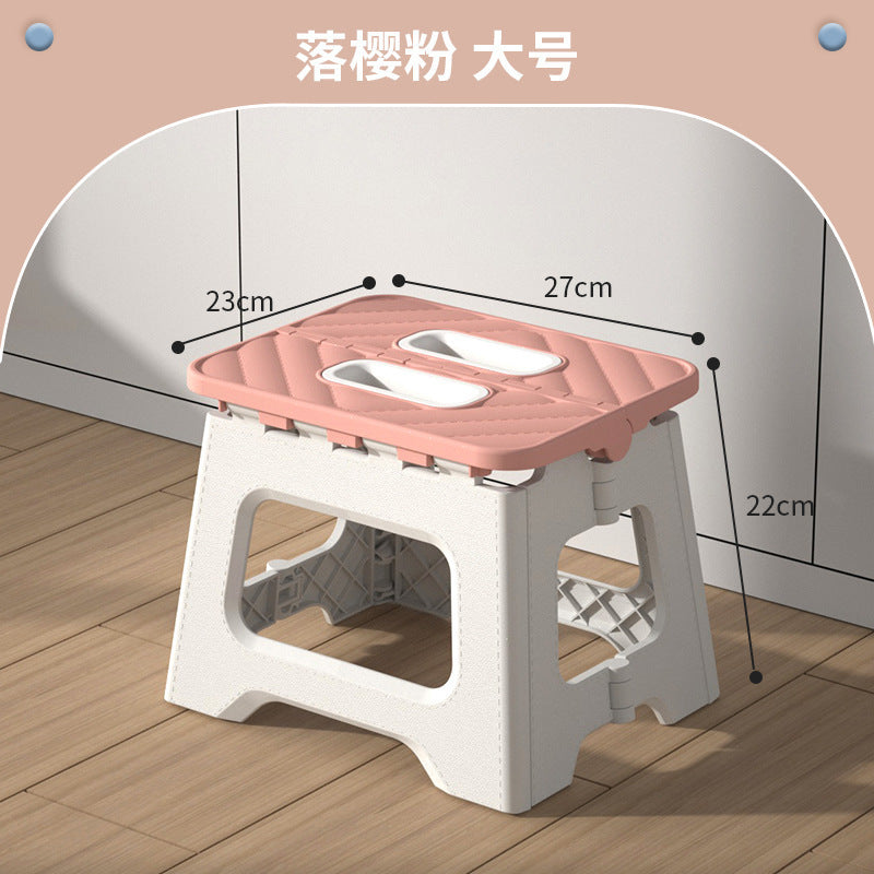 Foldable stool, thickened adult chair, portable home & outdoor camping chair, handheld durable student chair