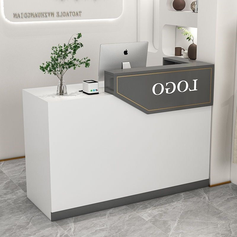 Minimalist modern cashier counter clothing store bar table checkout desk small counter beauty salon front desk bar table