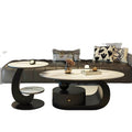 Accessible luxury italian slate coffee table cream style tea table tea table for home living room popular popular simple rental house coffee table