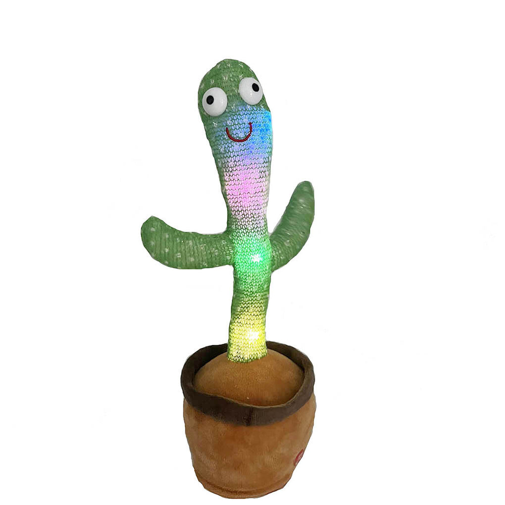 Best selling cactus dancing, singing and talking sand sculpture twisting electric doll interactive ornament stuffed toy