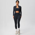 new cloud-like outdoor casual fitness activewear set - quick-dry compression running training yoga suit (3-piece)
