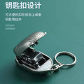 Mini folding nail clippers stainless steel portable manicure tool nail clipper set creative keychain accessories
