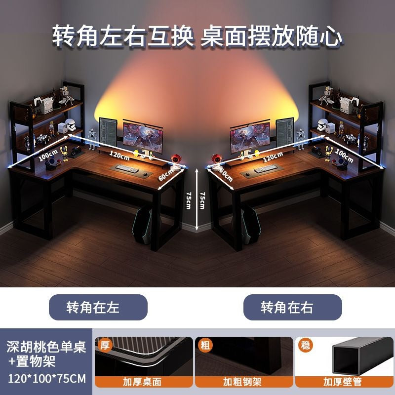 Corner computer desk for homel-shaped study table casual bedroom study table study corner desk