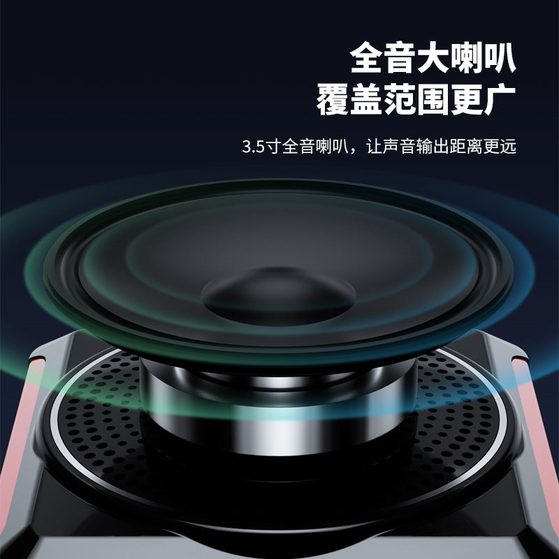 Aige q6 portable wireless teacher tour guide amplifier for home teaching card u disk movable small speaker