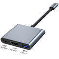 type-c docking station to high-definition 4k30hz network card usb3.0 manufacturer wholesale hub3.0 converter