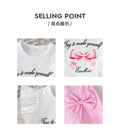 Girls' summer shorts set: flutter sleeve white top & pink bow shorts - perfect for outdoor adventures!