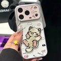 Suitable for iphone18 embroidered cat mobile phone case apple 17promax pink lens cute 16 anti-fall protective case