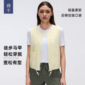 Casualeasiest for match round neck vest vest women's quick-drying breathable sleeveless topsshort zipper sports outweard26001