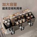 Electric toothbrush storage rack cup holder shelf punch-free wall hanging family tooth cup brushing mouthwash cup hanging rack toothpaste