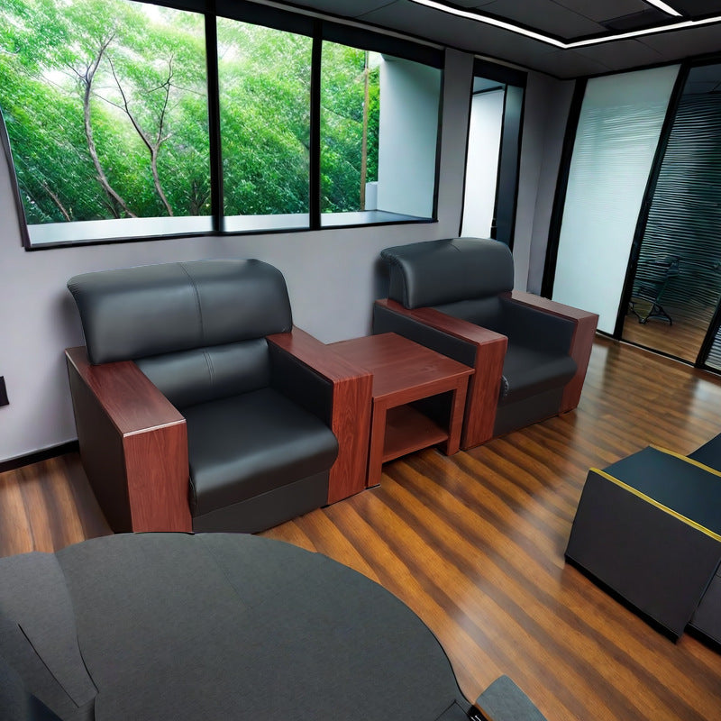 Office sofa business rest area vip reception bench sofa bank conference room reception sofa
