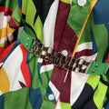 sourcing: african casual fashion two-piece set - printed long-sleeve shirt and pants outfit with belt