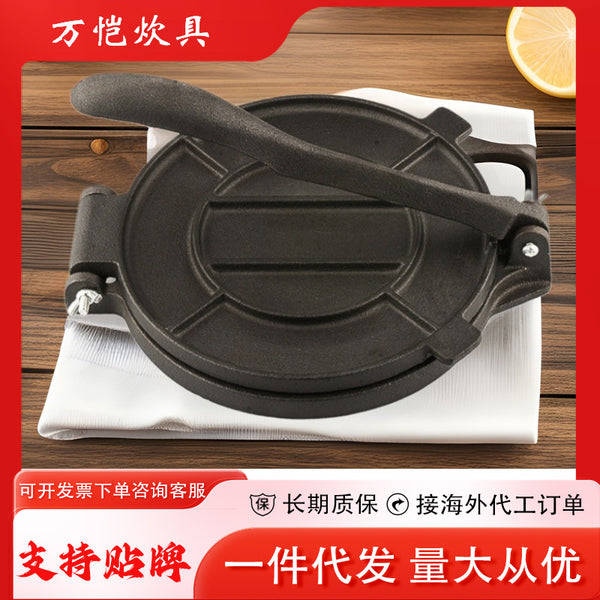 New cast iron cake press, Mexican cake press, tortilla dumpling skin, cake press, press cake press artifact