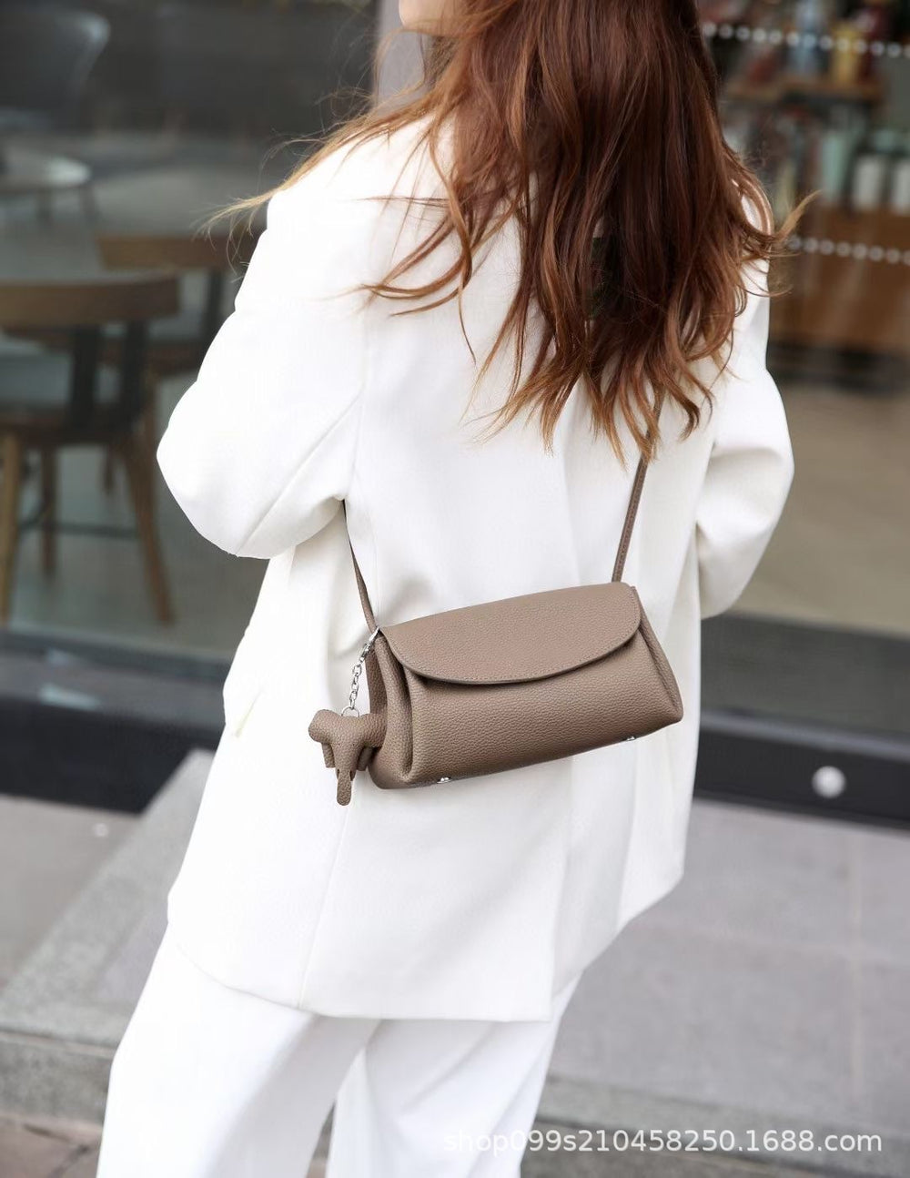 Crossbody bag women's bag 2024 new trendy high-end fashion summer mini exquisite genuine leather soft leather small bag for women