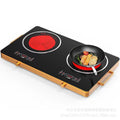 export eu/us/uk plug multifunctional double burner ceramic cooktop high power 3500w light wave oven electric hot plate