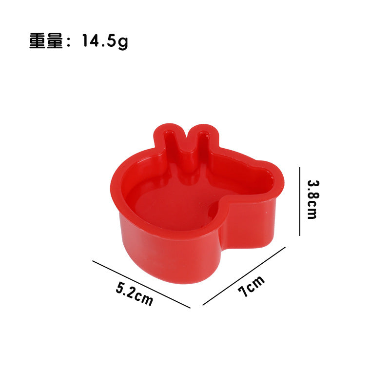 diy creative sushi rice ball molds - kids' rice molds, cartoon-shaped kitchen baking, home use bento molds