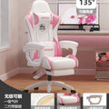 Second generation upgraded cherry blossom white powder + foot rest + thickened latex cushion white