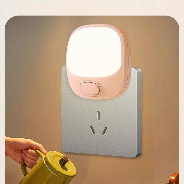 Plug-in night light bedroom energy-saving sleeping baby feeding eye protection lighting sleep soft light socket baby bedside lamp