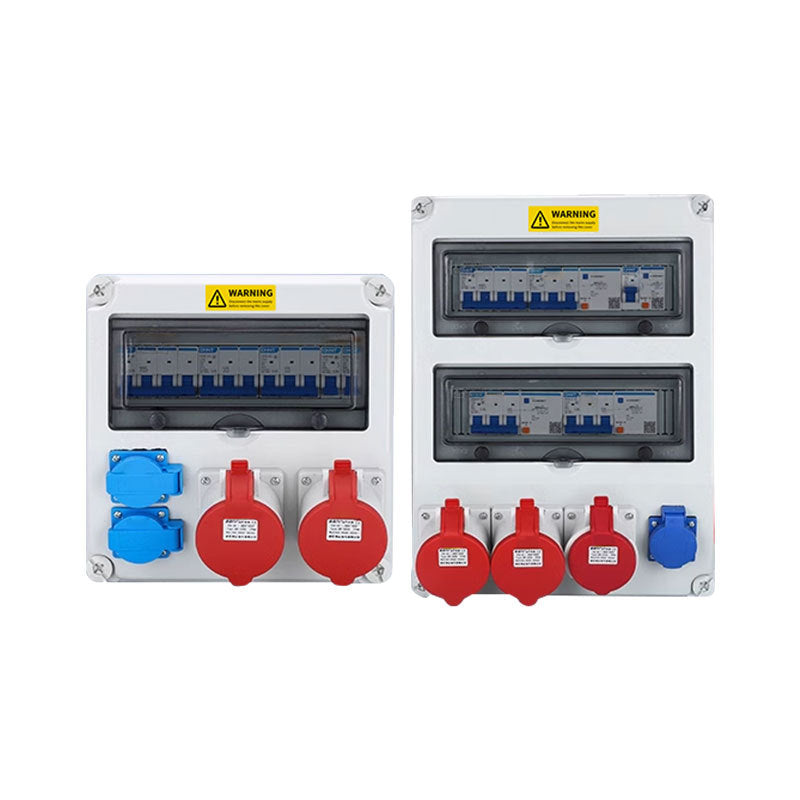 Industrial waterproof socket box, portable outdoor construction site temporary distribution box, portable power box, industrial socket box
