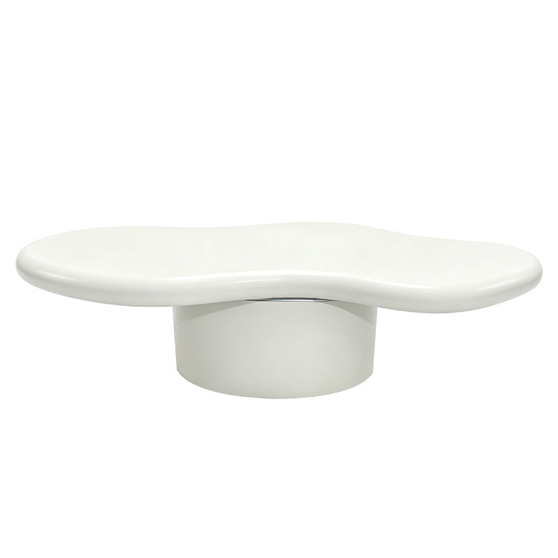 Microcement tea table mdf living room coffee table wabi-sabi style export creamy minimalist creative small apartment coffee table