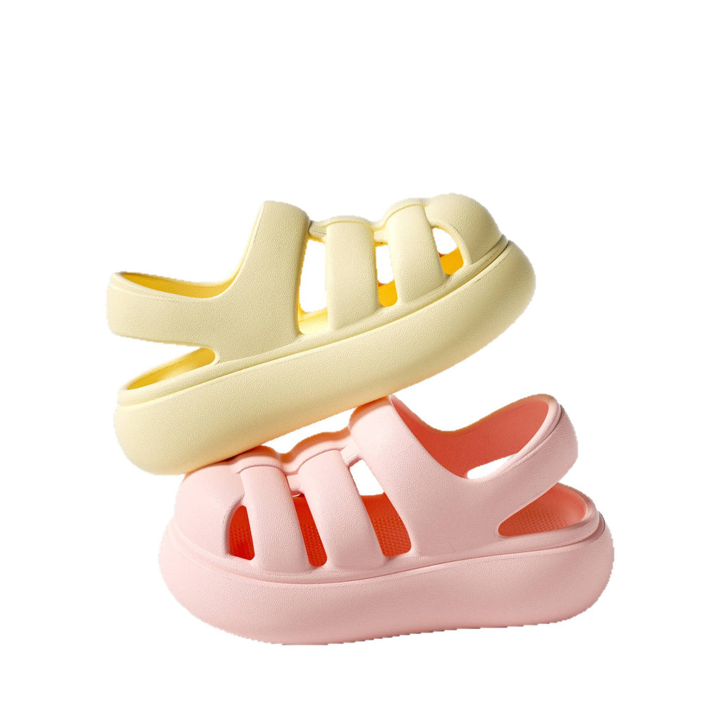 Eva squishy sandals for boys and girls - cartoon design, thick sole, non-slip, perfect for summer outdoor wear