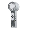 New transparent mecha high-speed fan, 100-level stepless speed adjustment, outdoor handheld cooling fan - factory wholesale