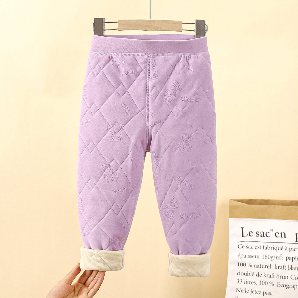 Kids school uniform handy gadgetfall and winternew arrival three-layer quilted cotton boys' cotton coat fleece-linedthickened inner layer girl's cotton jacket type a