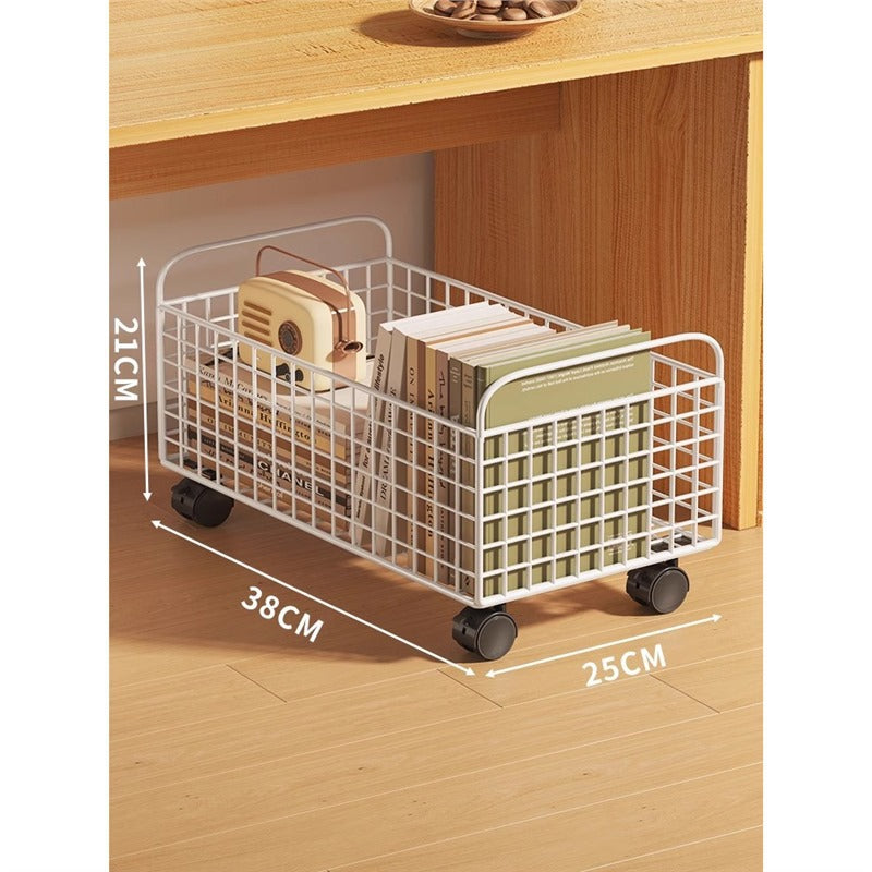 new snack storage rack multifunctional under-desk organizer mobile bookshelf desk storage shelf