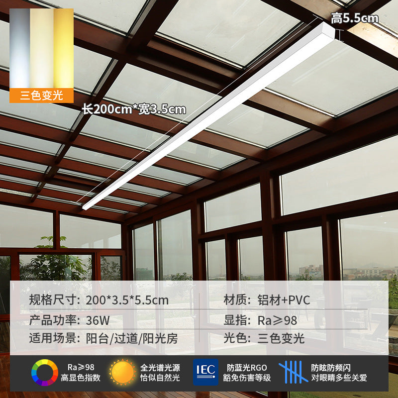 Minimalist aisle light corridor light sun room cloakroom balcony ceiling light minimalistled strip light entrance lamp
