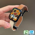 Huaqiangbei smartwatch for women - nfc, heart rate monitoring, bluetooth calling, magnetic leather strap, couple's sports band