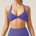 New arrival sling with chest pad, beautiful back sports vest, thin shoulder straps, cross sports fitness wear, running yoga bra