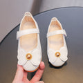 spring/autumn princess shoes: trendy leather shoes for girls, toddler & kids' single shoes, spring soft-soled princess style
