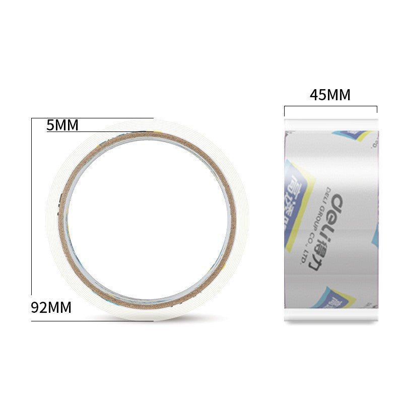 Deli 30170 sealing tape 45mm wide tape large roll express logistics packaging tape sealing high viscosity