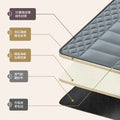 Multifunctional home massage mattress - airbag vibration heating for full body massage: back, waist, legs, and cervical spine