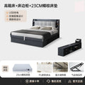 (upgraded grey bed) + nightstand + 23cm coconut coir mattress combo