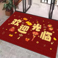 Crystal velvet doormat - non-slip, absorbent entrance mat for home & business - festive & commercial use