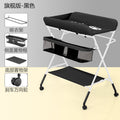 Changing table (white tube) - supreme black - flagship edition