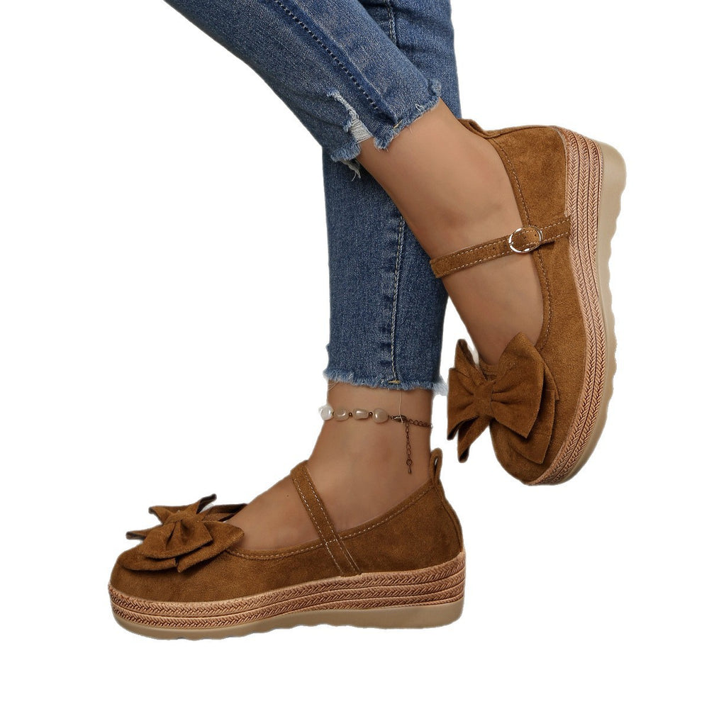 summer new arrival: plus size women's casual comfortable bow french style fashion flats wholesale